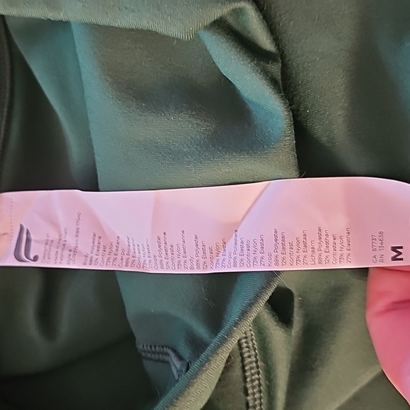 Fabletics Dark Green PowerHold Leggings - Picture 3 of 5